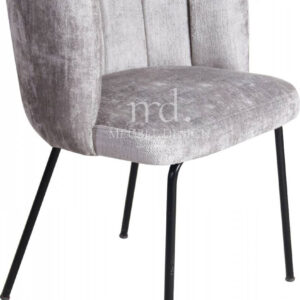 Fauteuil rembourré en velours personnalisablea