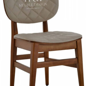 Chaise de restaurant avec dossier surpiqué