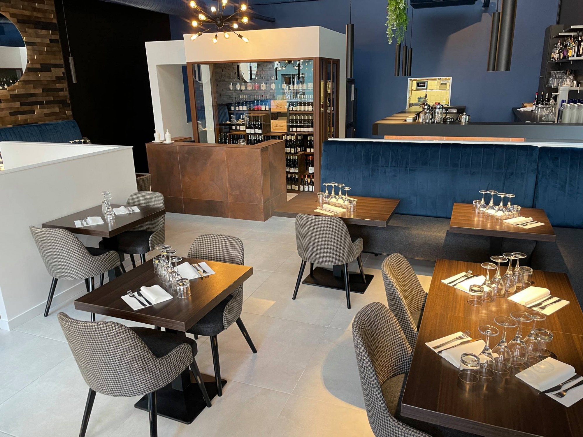 Aménagement du restaurant Le Bistronome à Villefranche 1