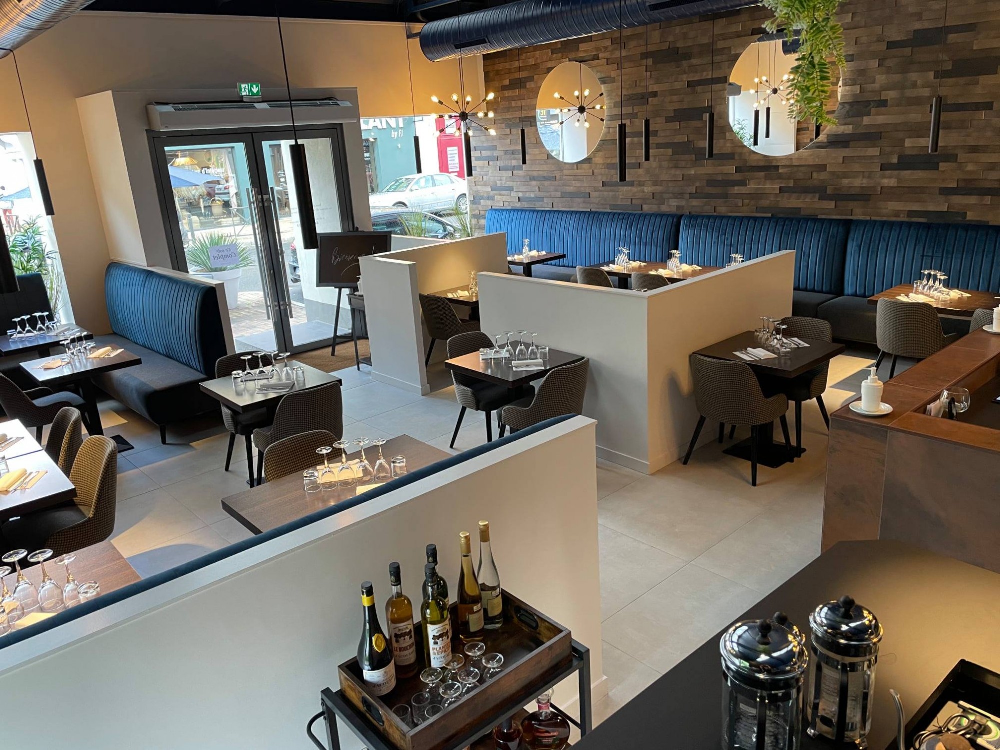 Aménagement du restaurant Le Bistronome à Villefranche