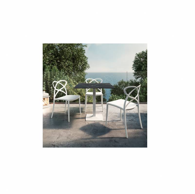 Pied de table en acier pour plateaux ronds et carrés 0